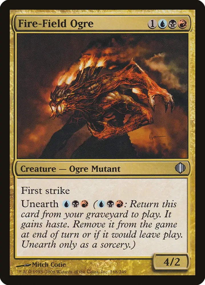 Fire-Field Ogre [Shards of Alara] - MTG Single