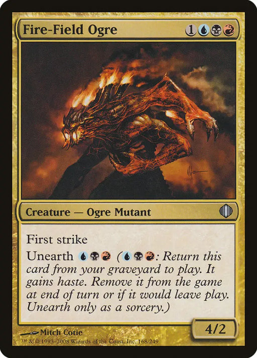 Fire-Field Ogre [Shards of Alara] - MTG Single
