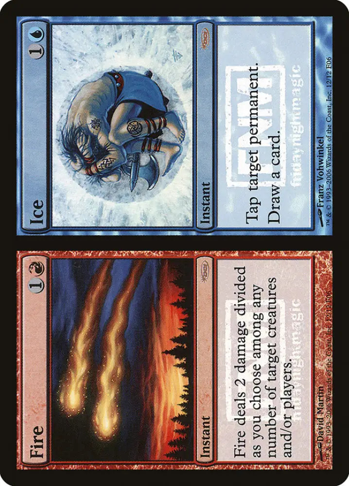 Fire // Ice [Friday Night Magic 2006] - MTG Single