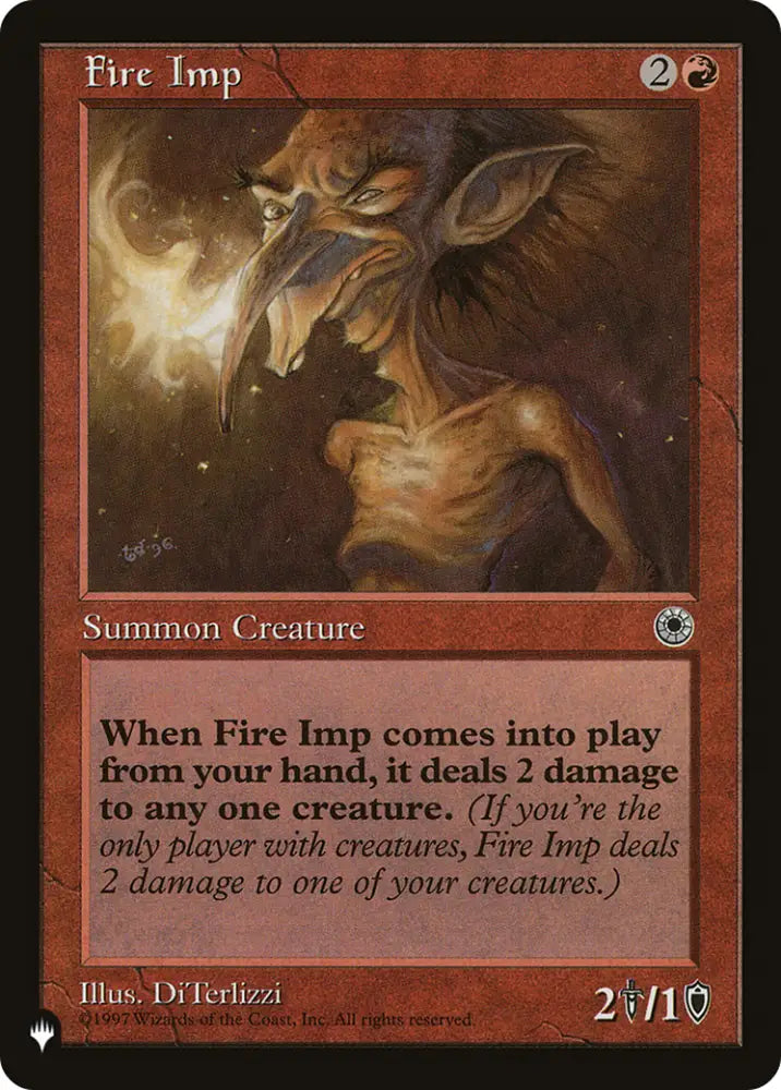 Fire Imp [The List] - MTG Single