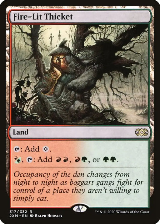 Fire-Lit Thicket [Double Masters] - MTG Single