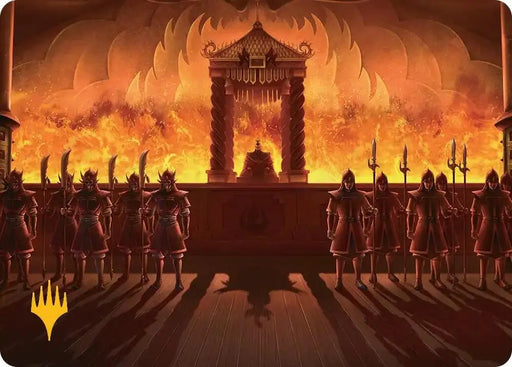 Fire Lord Ozai Art Card (Gold-Stamped Planeswalker Symbol) (27) [Avatar: The Last Airbender Art Series]