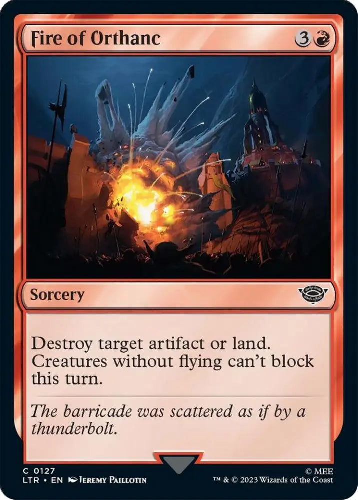 Fire of Orthanc [The Lord of the Rings: Tales of Middle-Earth] - MTG Single