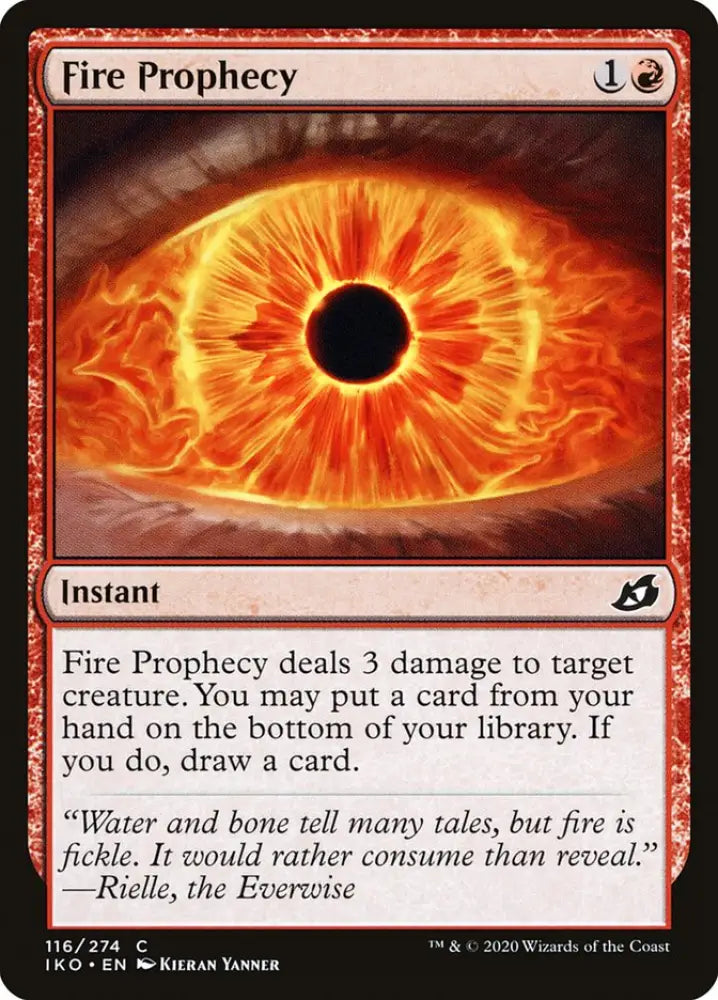 Fire Prophecy [Ikoria: Lair of Behemoths] - MTG Single