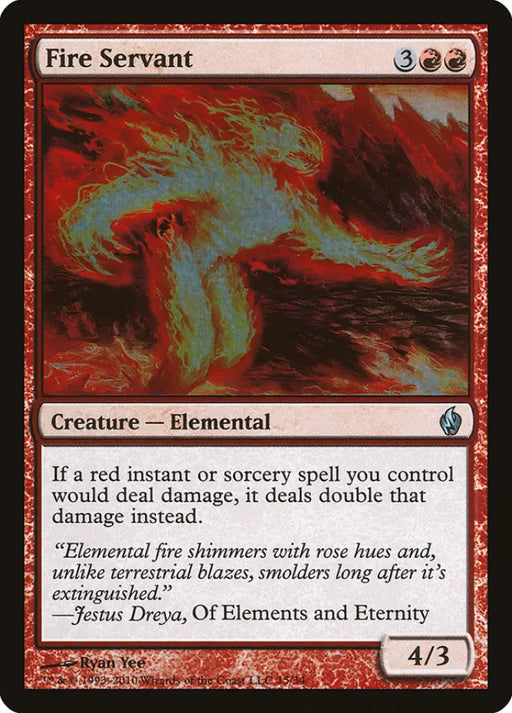 Fire Servant [Premium Deck Series: Fire and Lightning] - MTG Single