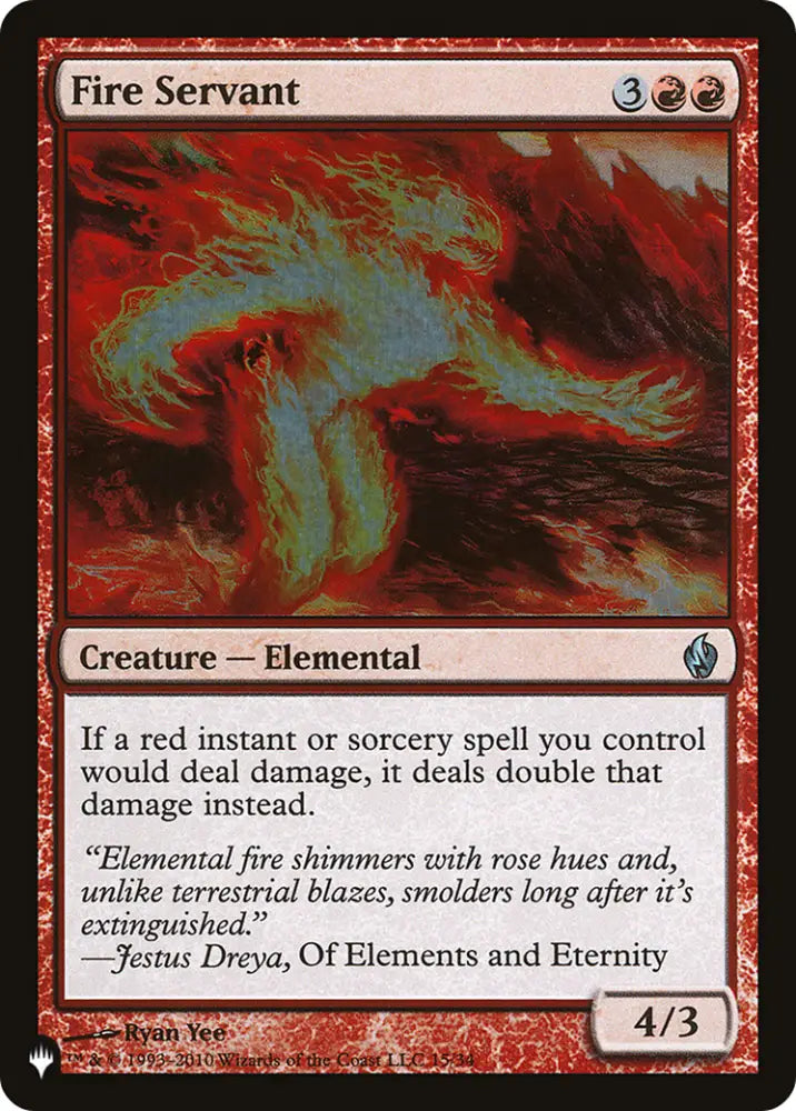 Fire Servant [The List] - MTG Single
