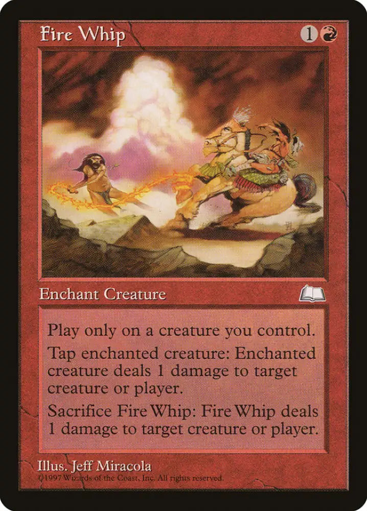 Fire Whip [Weatherlight] - MTG Single
