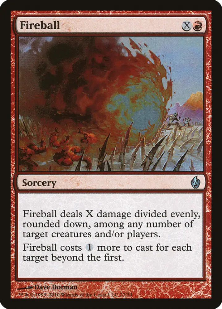 Fireball [Premium Deck Series: Fire and Lightning] - MTG Single