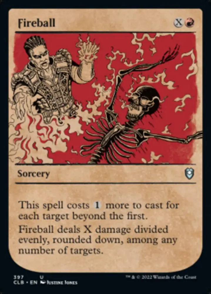 Fireball (Showcase) [Commander Legends: Battle for Baldur’s Gate] - MTG Single