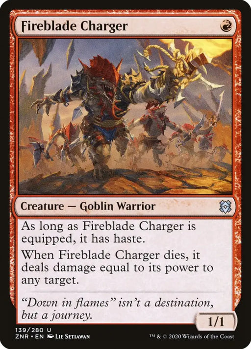 Fireblade Charger [Zendikar Rising] - MTG Single