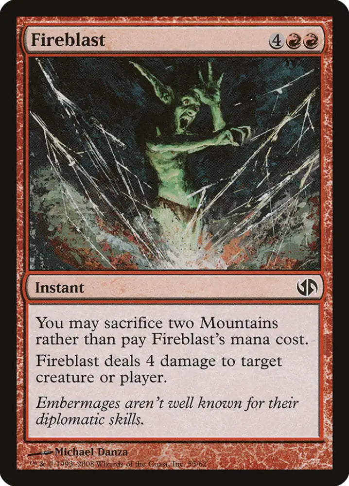 Fireblast [Duel Decks: Jace vs. Chandra] - MTG Single