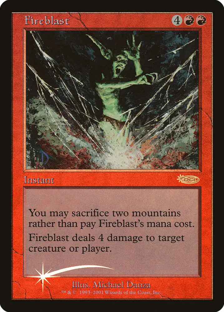 Fireblast [Friday Night Magic 2001] - MTG Single