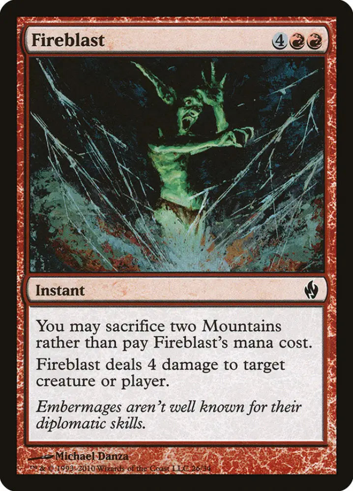 Fireblast [Premium Deck Series: Fire and Lightning] - MTG Single
