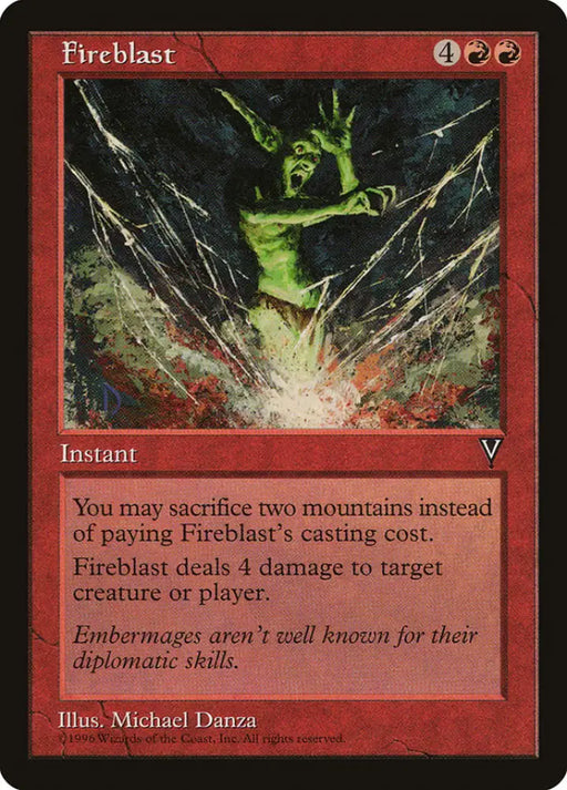 Fireblast [Visions] - MTG Single