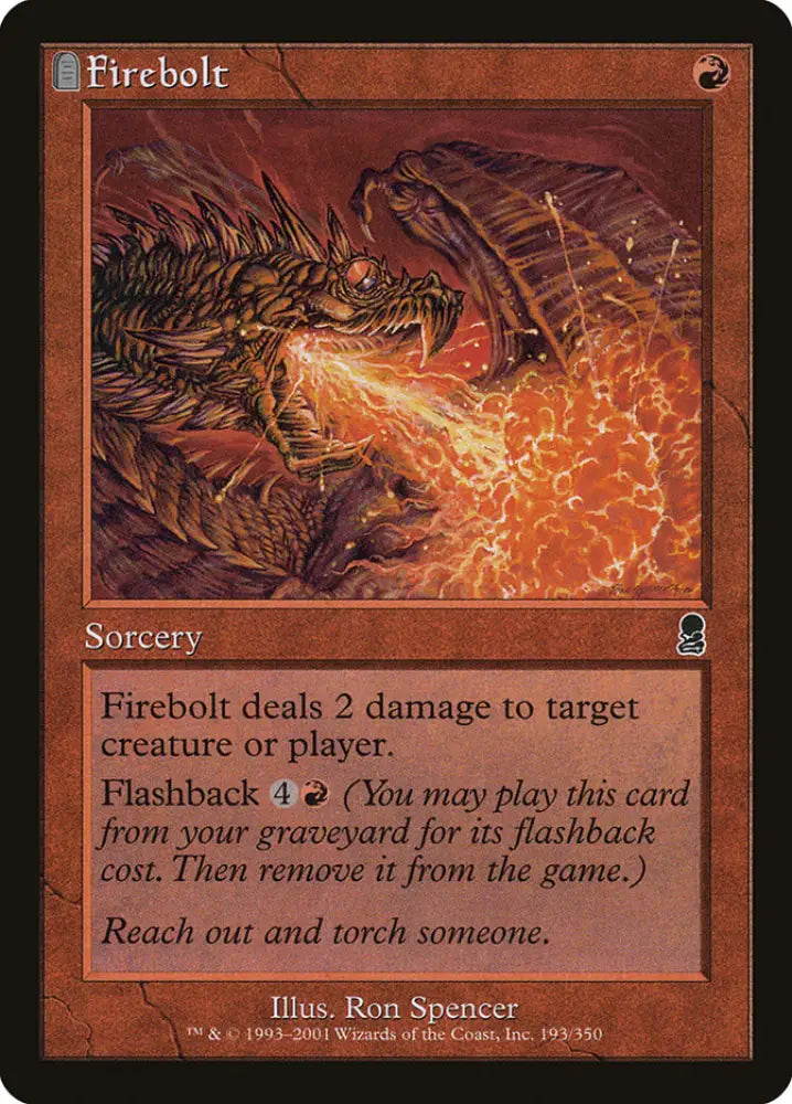 Firebolt [Odyssey] - MTG Single