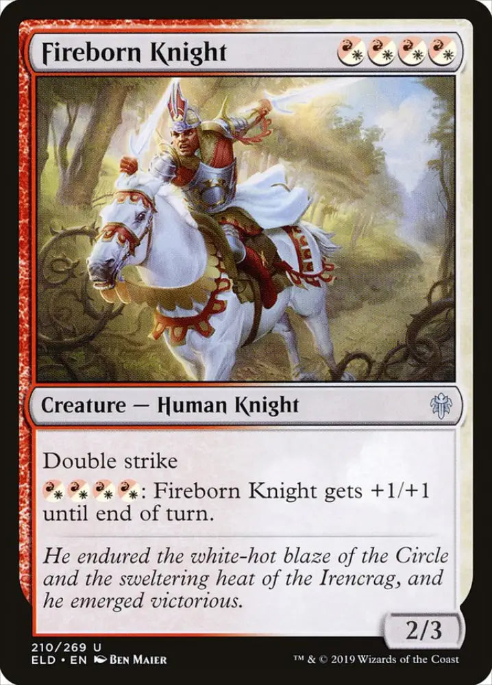 Fireborn Knight [Throne of Eldraine] - MTG Single