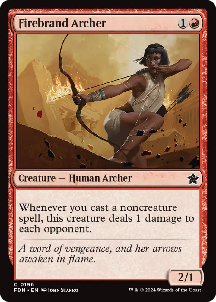 Firebrand Archer [Foundations] - MTG Single