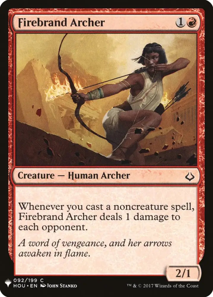 Firebrand Archer [Mystery Booster] - MTG Single