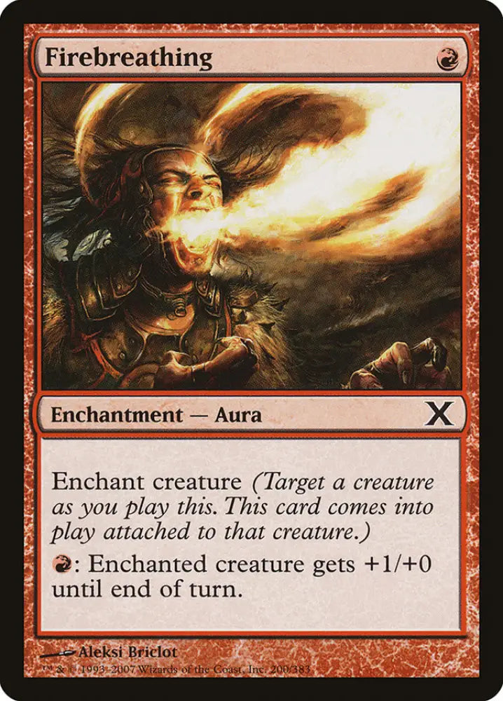Firebreathing [Tenth Edition] - MTG Single