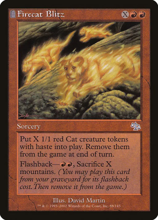 Firecat Blitz [Judgment] - MTG Single