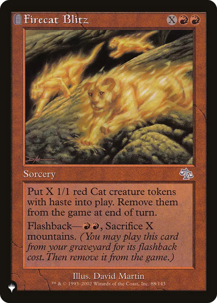 Firecat Blitz [The List] - MTG Single