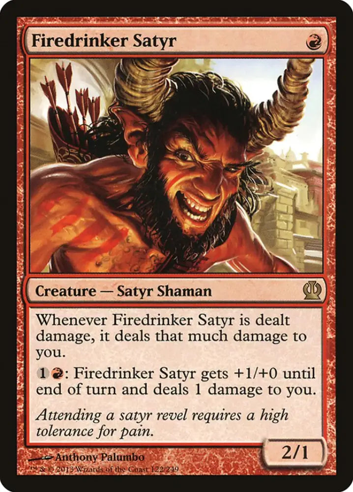 Firedrinker Satyr [Theros] - MTG Single