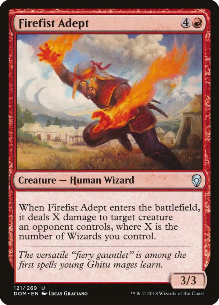 Firefist Adept [Dominaria] - MTG Single