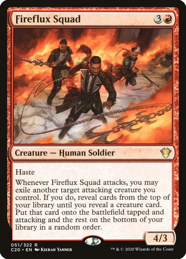 Fireflux Squad [Commander 2020] - MTG Single