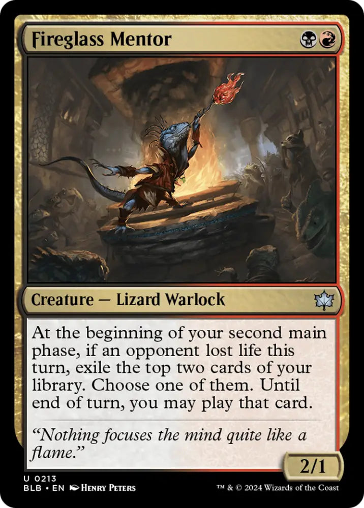 Fireglass Mentor [Bloomburrow] - MTG Single