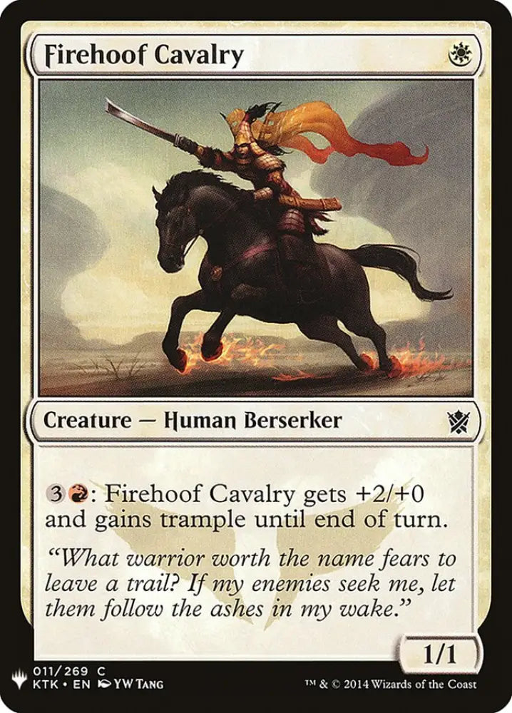 Firehoof Cavalry [Mystery Booster] - MTG Single