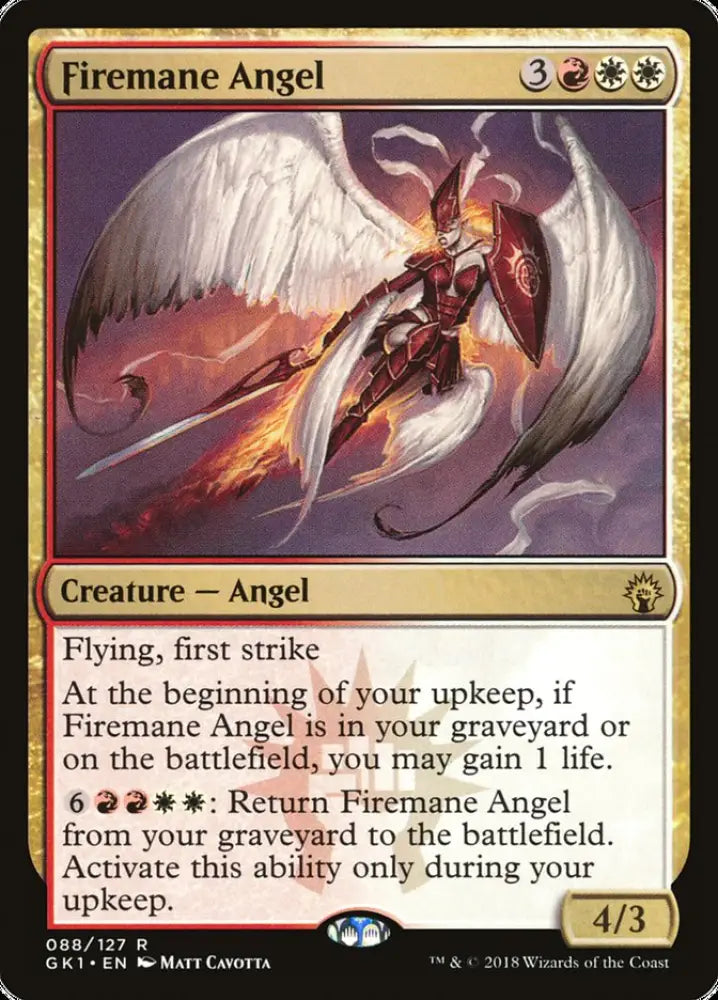 Firemane Angel [Guilds of Ravnica Guild Kit] - MTG Single