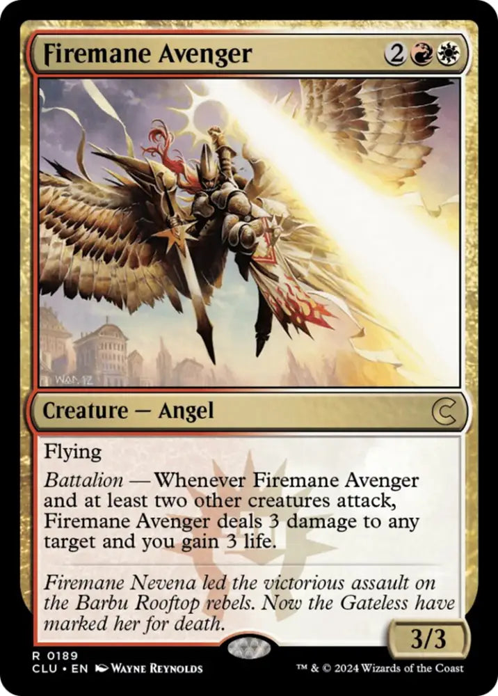 Firemane Avenger [Ravnica: Clue Edition] - MTG Single