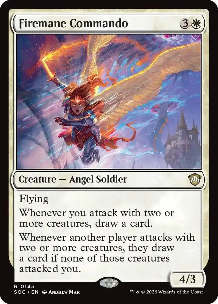 Firemane Commando (145) [Secrets of Strixhaven Commander]