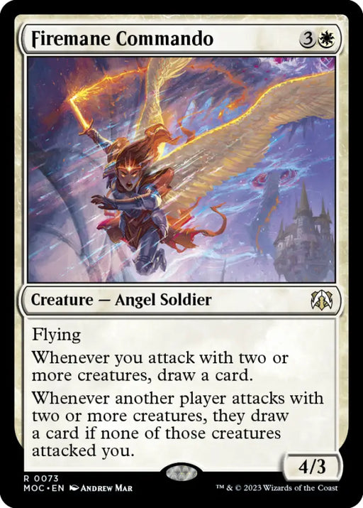 Firemane Commando [March of the Machine Commander] - MTG Single