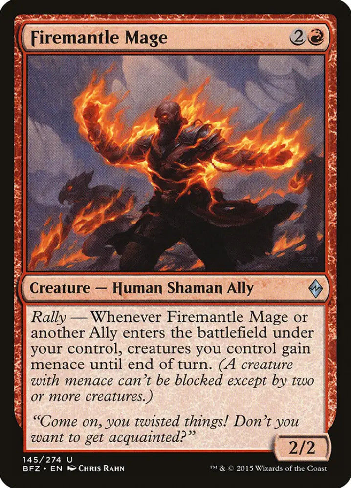 Firemantle Mage [Battle for Zendikar] - MTG Single