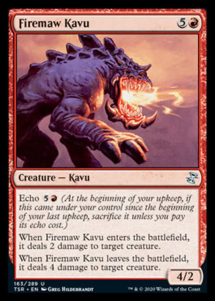 Firemaw Kavu [Time Spiral Remastered] - MTG Single