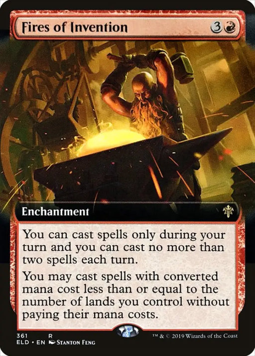 Fires of Invention (Extended Art) [Throne of Eldraine] - MTG Single