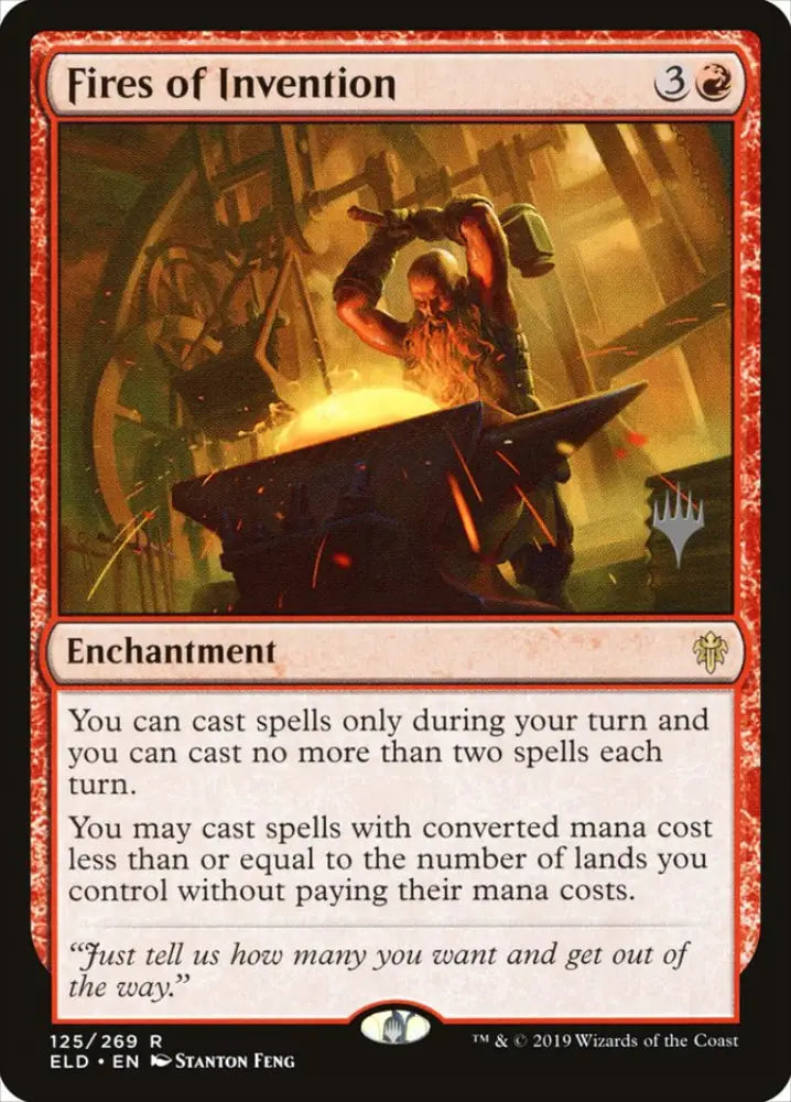 Fires of Invention (Promo Pack) [Throne of Eldraine Promos] - MTG Single