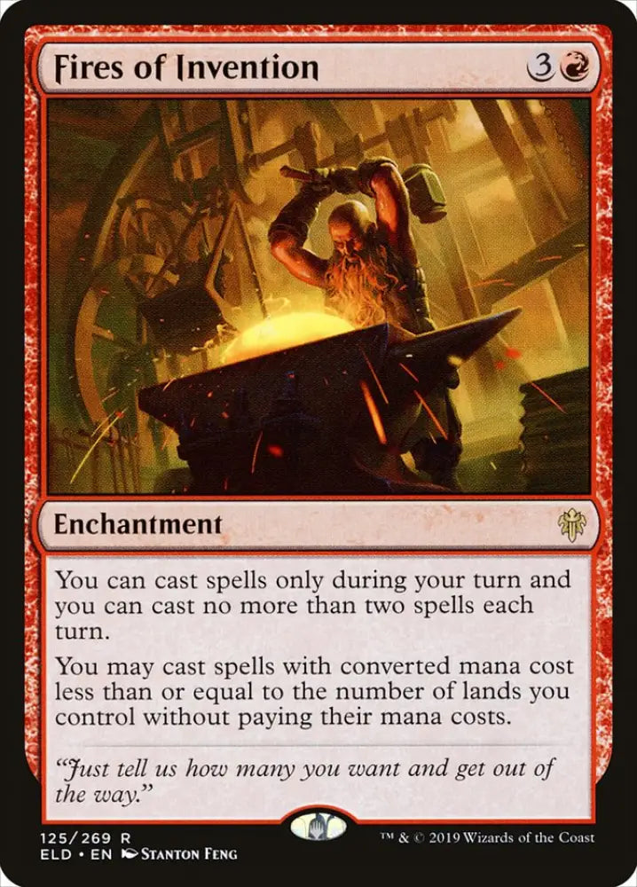 Fires of Invention [Throne of Eldraine] - MTG Single