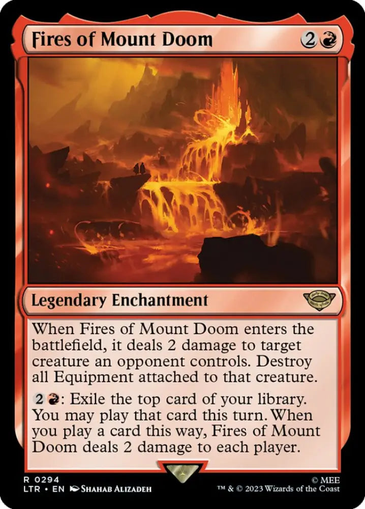 Fires of Mount Doom [The Lord of the Rings: Tales of Middle-Earth] - MTG Single