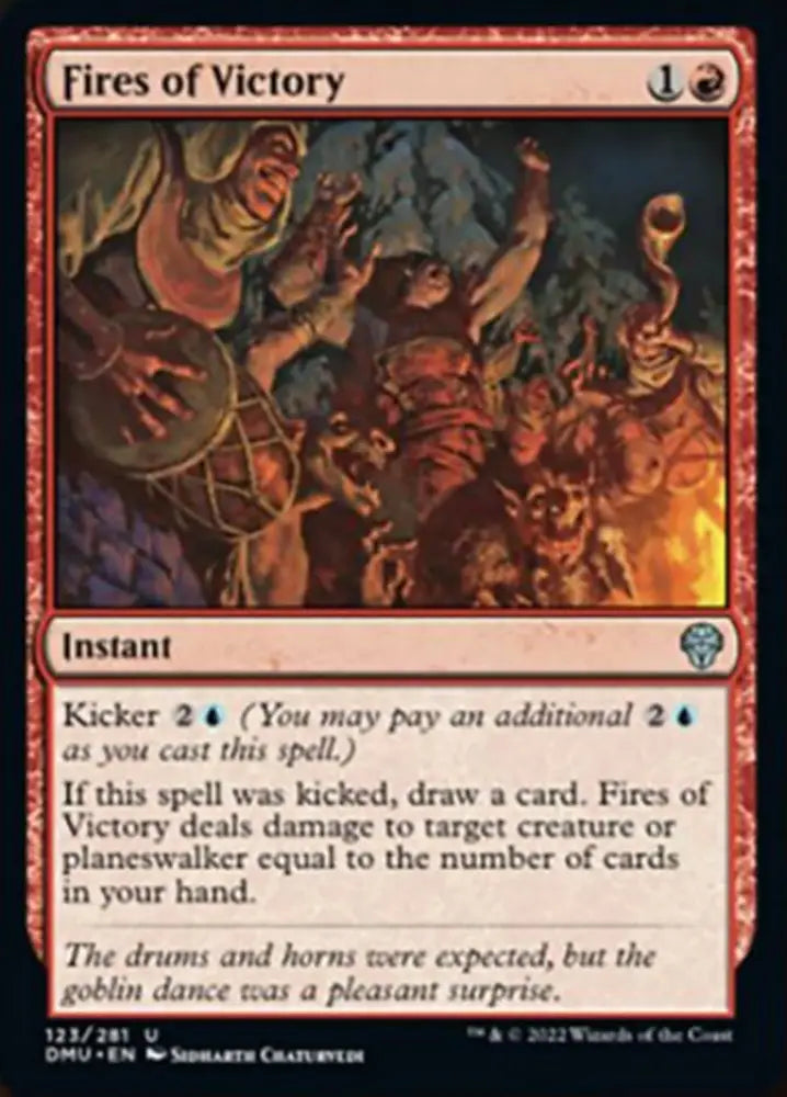 Fires of Victory [Dominaria United] - MTG Single