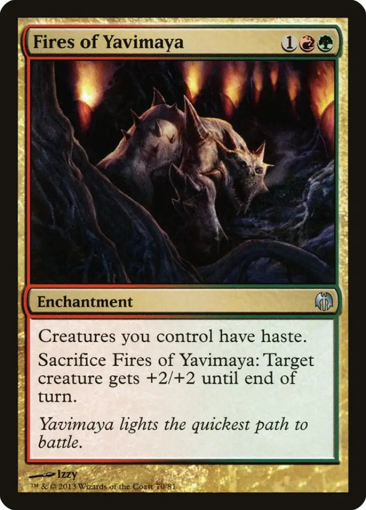 Fires of Yavimaya [Duel Decks: Heroes vs. Monsters] - MTG Single