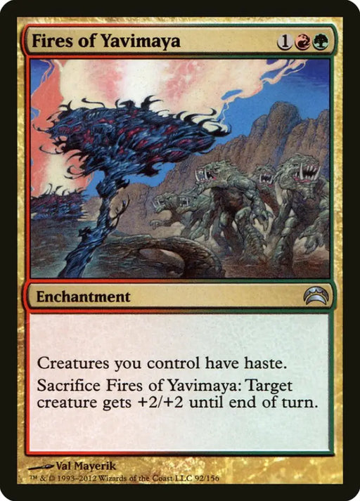 Fires of Yavimaya [Planechase 2012] - MTG Single