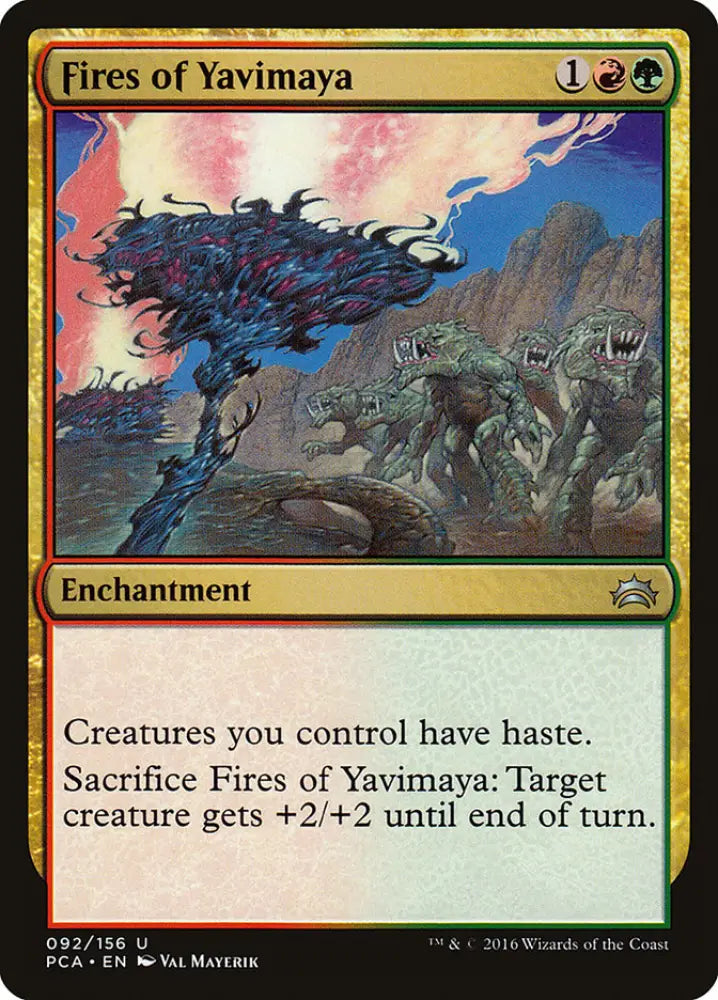 Fires of Yavimaya [Planechase Anthology] - MTG Single