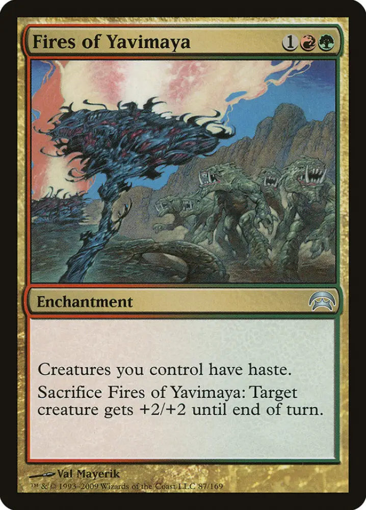Fires of Yavimaya [Planechase] - MTG Single