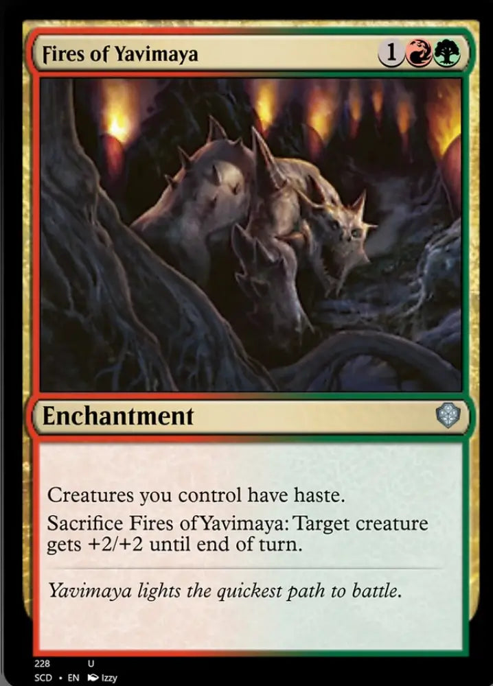 Fires of Yavimaya [Starter Commander Decks] - MTG Single