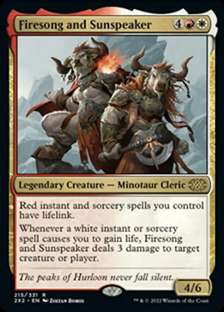 Firesong and Sunspeaker [Double Masters 2022] - MTG Single