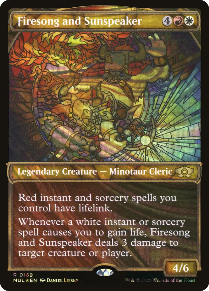 Firesong and Sunspeaker (Halo Foil) [Multiverse Legends] - MTG Single