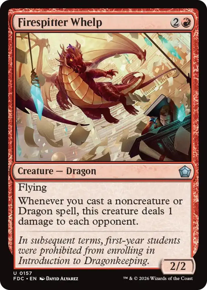 Firespitter Whelp (157) [Foundations Commander]