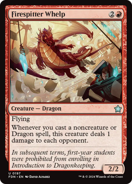 Firespitter Whelp [Foundations] - MTG Single
